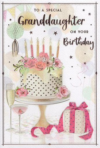 Picture of SPECIAL GRANDDAUGHTER BIRTHDAY CARD
